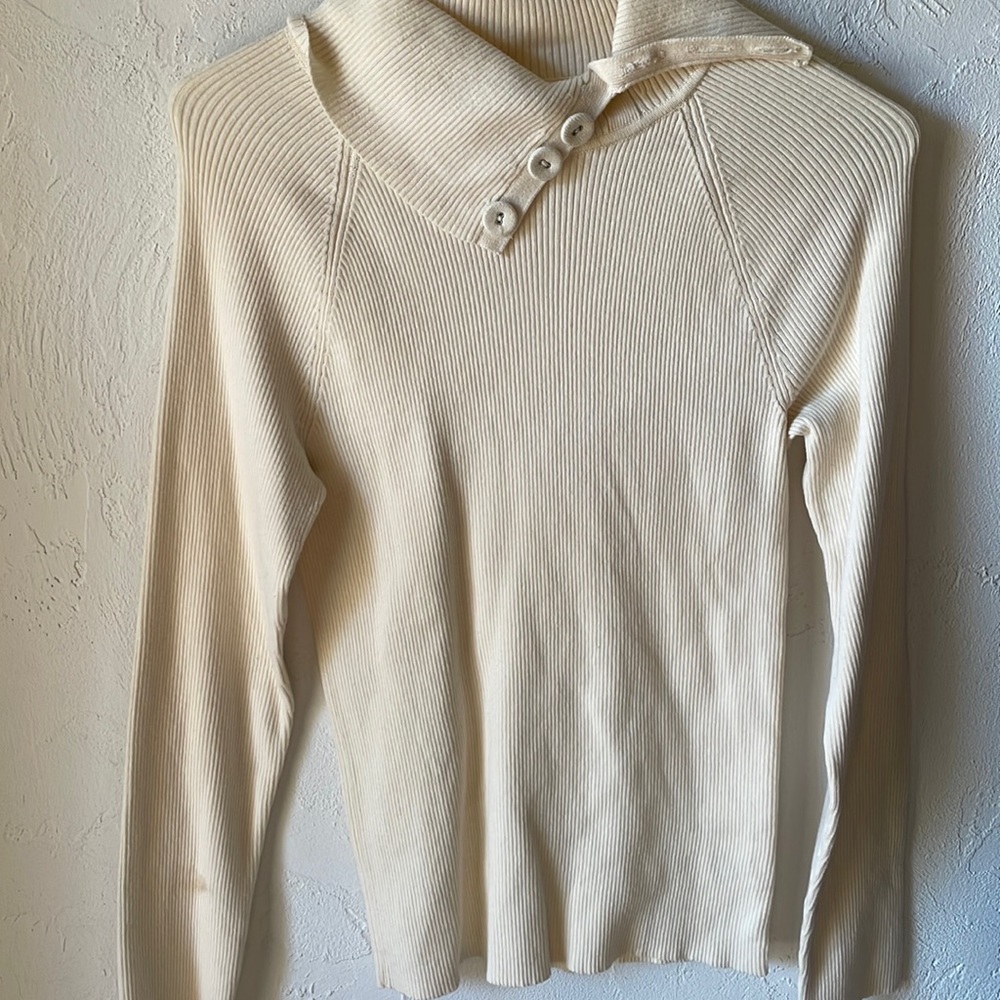 Cream sweater